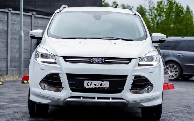 Ford Kuga cena 51900 przebieg: 247500, rok produkcji 2014 z Ozimek małe 781